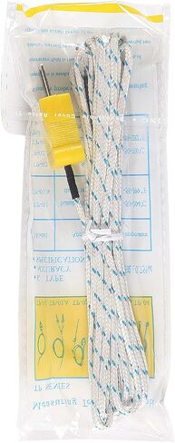 1M K Type Mini-Connector Thermocouple Temperature Probe Sensor Measure Range -50~700°C,Compatible with TM902C/ TES1310 (6 Pieces) in Saudi Arabia