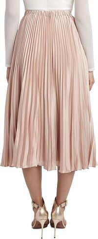 BCBGMAXAZRIA Women's Pleated a Line Midi Skirt in Saudi Arabia