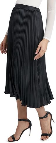 BCBGMAXAZRIA Women's Pleated a Line Midi Skirt in Saudi Arabia
