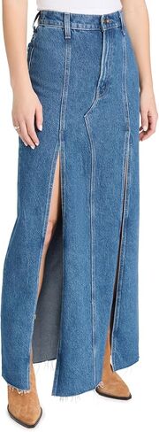 MOTHER Women's Snacks! The Lickity Split Fray Skirt in Saudi Arabia