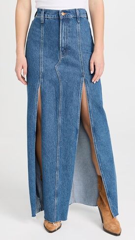 MOTHER Women's Snacks! The Lickity Split Fray Skirt in Saudi Arabia