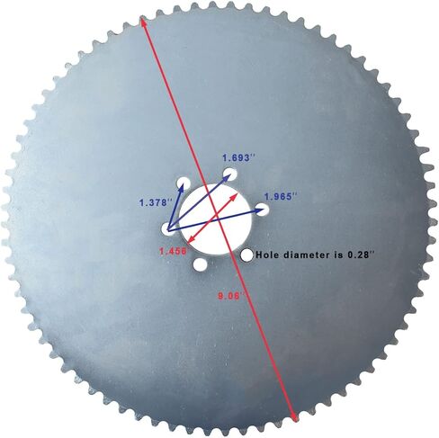 75 ضرس أسنان لـ 35 سلسلة جو كارت ودراجات صغيرة، للدراجة الصغيرة CT100 in Kuwait