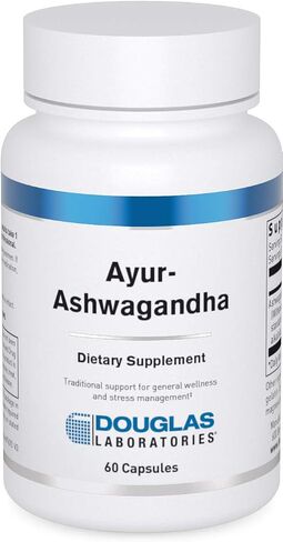 Douglas Laboratories Ayur-Ashwaganda (Indian Ginseng) | Ayurvedic Herb to Support Energy Production, Mental and Physical Health | 60 Capsules in Saudi Arabia