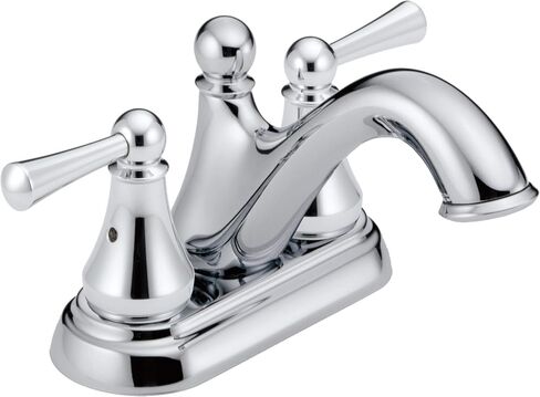 Delta Faucet Haywood Centerset Bathroom Faucet Chrome, Bathroom Sink Faucet, Drain Assembly, Chrome 25999LF in Saudi Arabia