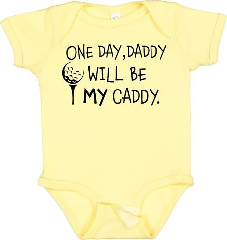 Inktastic 1 Day، Daddy Will Be My Caddy - بدلة أطفال للعب الجولف in Kuwait