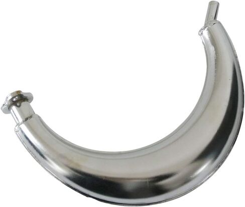 40mm Half Moon Silencer Muffler Exhaust For 49cc 60cc 66cc 80cc 2-Stroke Engine Motor Motorized Bicycle Bike in Kuwait