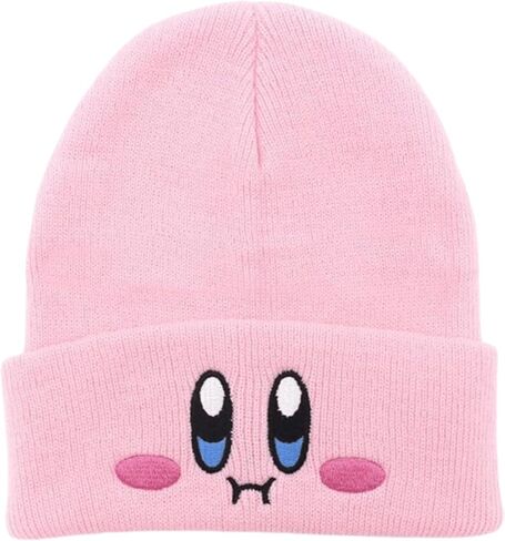 Kid-by Beanie Cute Anime Hat Kawaii Accessories Beanie Slouchy Embroided Face Knit Hats for Adult in Saudi Arabia