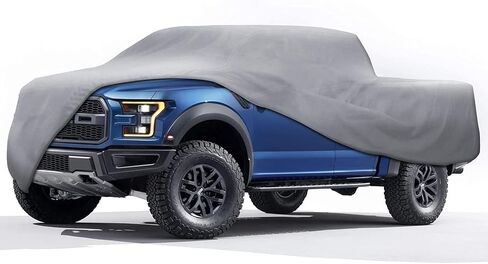 غطاء سيارة Sojoy iAutoComfort Truck Car Cover لجميع الأحوال الجوية للحماية من الماء يناسب سيارة Ford F150 2001-2019 Raptor - غطاء سيارة الشاحنة - واقي سيارة خارجي مسامي يصل إلى 228 بوصة in Kuwait