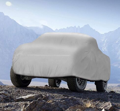 غطاء سيارة Sojoy iAutoComfort Truck Car Cover لجميع الأحوال الجوية للحماية من الماء يناسب سيارة Ford F150 2001-2019 Raptor - غطاء سيارة الشاحنة - واقي سيارة خارجي مسامي يصل إلى 228 بوصة in Kuwait