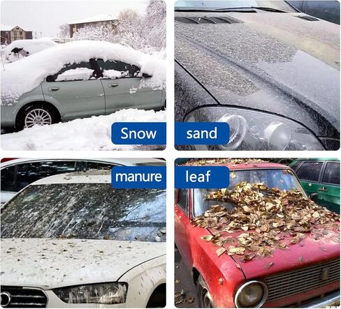 غطاء سيارة Sojoy iAutoComfort Truck Car Cover لجميع الأحوال الجوية للحماية من الماء يناسب سيارة Ford F150 2001-2019 Raptor - غطاء سيارة الشاحنة - واقي سيارة خارجي مسامي يصل إلى 228 بوصة in Kuwait