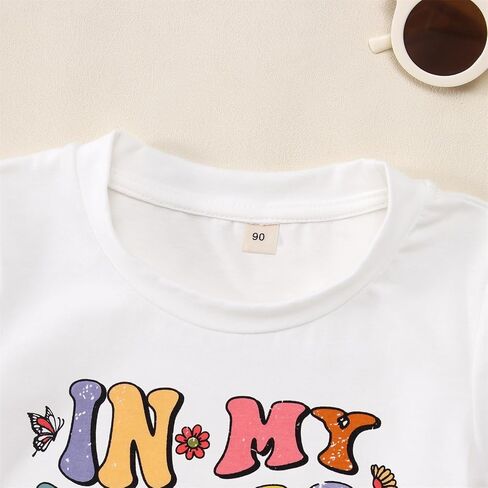 MODNTOGA Toddler Birthday Girl Shirt in My 1-7 Year Old Era Graphic T-Shirt Kid Girls B-Day Party Tee Short Sleeve Summer Top in Saudi Arabia
