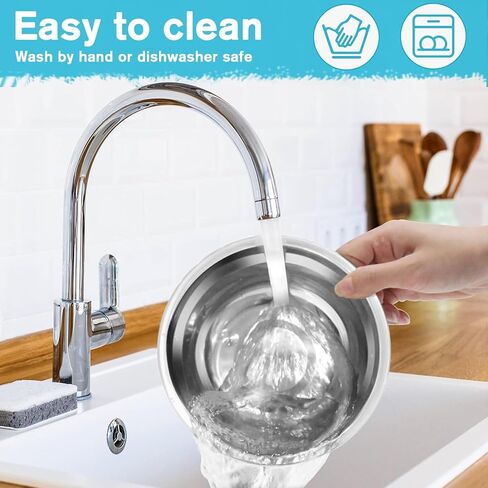 Pet Deluxe Double Dog Water and Food Bowls Stainless Steel Bowls with Non-Slip Resin Station, No Spill & Durable Design. Perfect for Small, Medium, Puppy (Lila) in Saudi Arabia