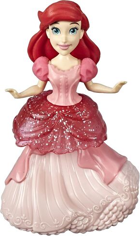 Disney Princess Collectible Dolls, Set of 6 with 6 Royal Clips Fashions, One-Clip Dresses, Toy for 3 Year Olds and Up in Saudi Arabia
