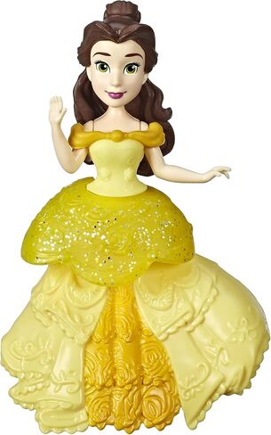 Disney Princess Collectible Dolls, Set of 6 with 6 Royal Clips Fashions, One-Clip Dresses, Toy for 3 Year Olds and Up in Saudi Arabia