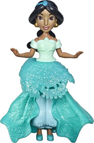 Disney Princess Collectible Dolls, Set of 6 with 6 Royal Clips Fashions, One-Clip Dresses, Toy for 3 Year Olds and Up in Saudi Arabia