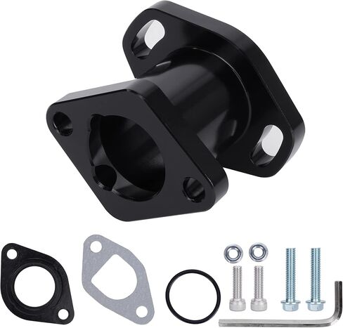 مشعب مدخل أنبوب مدخل أداء السباق لـ Predator 196cc 212cc 6.5HP OHV CT200U GX160 GX200 محركات استنساخ صينية صغيرة للدراجة، أسود in Kuwait