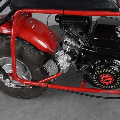 مشعب مدخل أنبوب مدخل أداء السباق لـ Predator 196cc 212cc 6.5HP OHV CT200U GX160 GX200 محركات استنساخ صينية صغيرة للدراجة، أسود in Kuwait