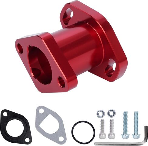 Racing Performance Intake Pipe Inlet Manifold for Predator 196cc 212cc 6.5HP OHV CT200U GX160 GX200 Chinese Clone Engines Mini Bike Go Kart, Black in Saudi Arabia
