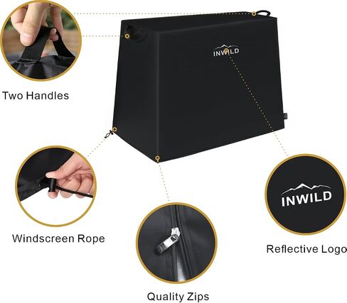 Dumbbell Rack Cover, Home Gym Weight Rack Cover, Heavy Duty 600D Oxford Fabric Waterproof and Tear Resistant, Suitable for Indoor and Outdoor Use (Cover Only, Black) in Saudi Arabia