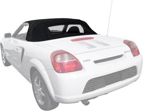 Sierra Auto Tops غطاء علوي قابل للتحويل لسيارة Toyota MR2 Spyder 2000-2007، قماش Stayfast، أسود in Kuwait