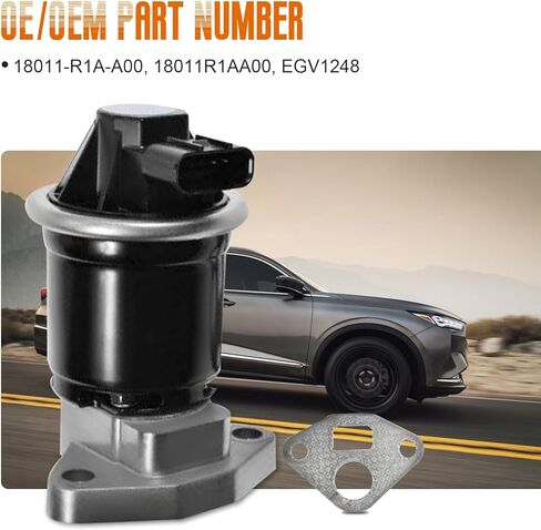 18011-R1A-A00 EGR صمام إعادة تدوير غاز العادم متوافق مع Honda/Accord/Civic/Crosstour/Hr-V/Passport/Pilot/Ridgeline لـ Acura ILX MDX RDX RLX TLX in Kuwait
