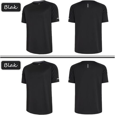 ZPB Men's 3 Pack Workout Shirts Dry Fit Moisture Wicking Short Sleeve Mesh Athletic T-Shirts in Saudi Arabia