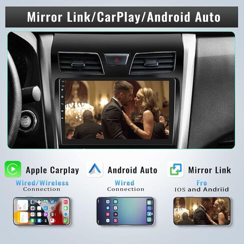 2+64G Android 13 Car Stereo for Nissan Altima 2013-2018 with Wireless Carplay Android Auto,10.1'' Touchscreen Car Radio with Mirror Link,WiFi,GPS Navigation,Bluetooth,FM/RDS Radio,SWC+AHD Rear Camera in Saudi Arabia