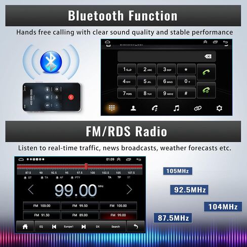 ستيريو سيارة 2+64G Android 13 لسيارة Nissan Altima 2013-2018 مع Carplay Android Auto، راديو سيارة بشاشة لمس 10.1 بوصة مع وصلة مرآة، WiFi، ملاحة GPS، بلوتوث، راديو FM/RDS، كاميرا خلفية SWC+AHD in Saudi Arabia