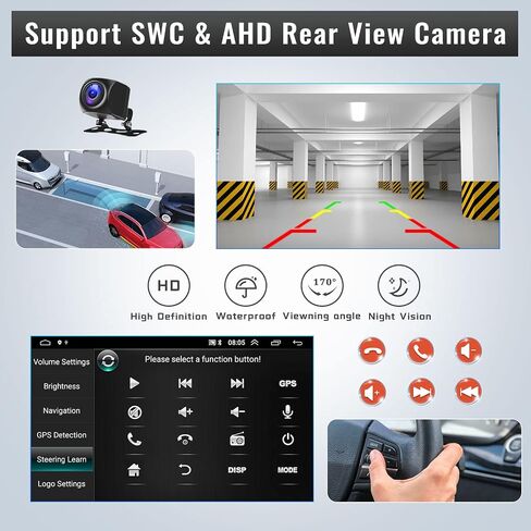 2+64G Android 13 Car Stereo for Nissan Altima 2013-2018 with Wireless Carplay Android Auto,10.1'' Touchscreen Car Radio with Mirror Link,WiFi,GPS Navigation,Bluetooth,FM/RDS Radio,SWC+AHD Rear Camera in Saudi Arabia