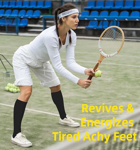 Compression Socks for Women & Men Circulation (4 Pairs) 15-20 mmHg is Best Support for Nurses Running Hiking Travel in Saudi Arabia