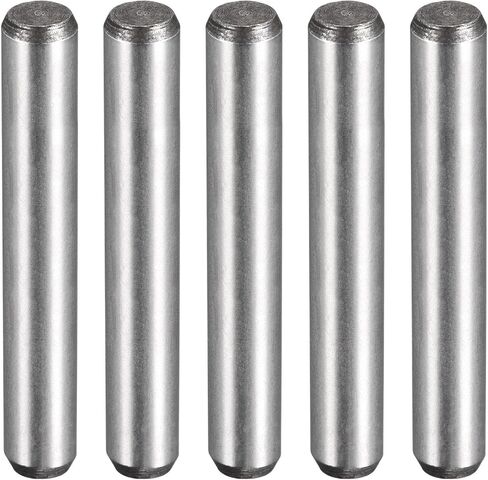 uxcell 1/4-Inch x 1-1/2-Inch Dowel Pins, Heat Treated Alloy Steel for Extra Hardness, Bright Finish and Accurate Alignment 5pcs in Saudi Arabia