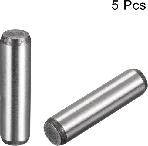 uxcell 1/4-Inch x 1-1/2-Inch Dowel Pins, Heat Treated Alloy Steel for Extra Hardness, Bright Finish and Accurate Alignment 5pcs in Saudi Arabia