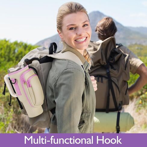 حامل زجاجة مياه مع حزام قابل للتعديل لكوب ستانلي سعة 40 أونصة بمقبض، وحقيبة ستانلي مع جيوب للهاتف والمفاتيح، تأتي مع فرشاة من القش، وإكسسوارات كأس ستانلي in Kuwait