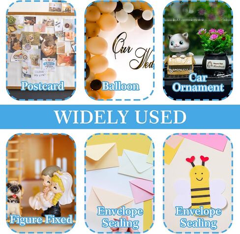 Yolev 600pcs Poster Sticky Tack Removable Double Sided Sticky Dots Glue Putty, Oval Wall Poster Sticky Putty Dots Glue Point for Plastic Glass Metal Ceramic in Saudi Arabia