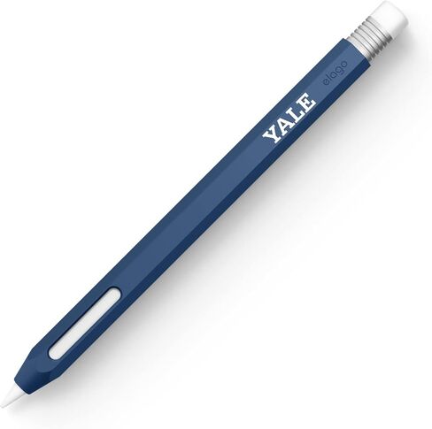 حافظة أقلام Elago x Yale University الكلاسيكية متوافقة مع غطاء غطاء الجيل الثاني من Apple Pencil، متوافقة مع الشحن المغناطيسي والنقر المزدوج [البضائع الرسمية] in Saudi Arabia