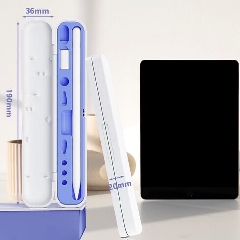 حافظة أقلام متوافقة مع قلم Apple الجيل الأول والجيل الثاني، وحافظات تخزين وحمل متوافقة مع قلم iPad، وقلم آخر، وأطراف القلم الرصاص، وغطاء (أرجواني) in Saudi Arabia
