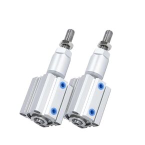 SDAJ 50mm Inner Diameter Compact Cylinder with Adjustable Stroke of 5-50mm and Magnetic Switch (SDAJ50-5-SB)(SDAJ50-15-15,Nill) in Kuwait