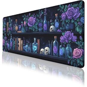 UFO Mouse Pad Fantasy Starry Night Mountain Cow Extended Mousepad Waterproof Stitched Edges Rubber Base Non-Slip Deskmap Computer Keyboard Mat Office Computer Keyboard Laptop 31.5x11.8 Inch in Saudi Arabia