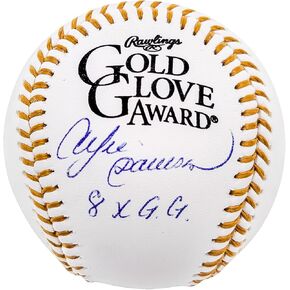 Andre Dawson موقعة من M.L.B Gold Glove Logo Baseball Expos "8x GG" Beckett BAS QR Stock #202053 in Kuwait