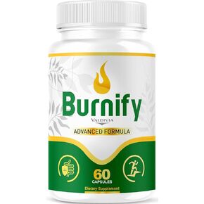 Valdivia Burnify Capsules - Official Burnify Premium Advanced Formula Capsulas Natural Ingredients Multivitamin Supplement Support Pastillas for Health Overall & Wellness, 60 Capsules for 1 Month in Saudi Arabia