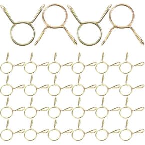 100 قطعة خرطوم الربيع الصغيرة المشابك 9 مللي متر أنبوب فولاذي مطلي بالزنك المشابك للغسالة أنابيب المياه وخطوط الوقود in Kuwait