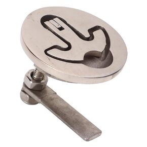 Fockety Boat Cam Latch, 316 Stainless Steel Marine Hatch Pull, Large Ring with Non Lock Handle, Ideal for Boats and Yachts,Simple Installation,Smooth and Durable,Suitable for Yachts and in Kuwait