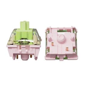 GATERON Harmonic Keyboard Switches, Clicky RGB LED 5 Pin Factory Pre-lubed 60gf Key Switches for MX Mechanical Keyboard (110) in Kuwait