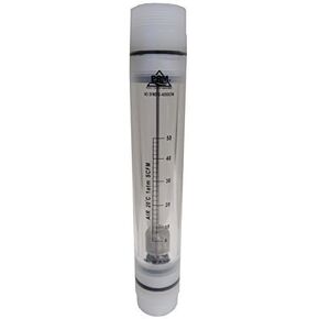 PRM FMDFG4050 5-50 SCFM مقياس تدفق الهواء - 1.5 بوصة ذكر NPT، جسم أكريليك مع ذيول نهاية من مادة البولي بروبيلين، مكبس من الفولاذ المقاوم للصدأ، ضغط بحد أقصى 85 رطل لكل بوصة مربعة، تصنيف درجة حرارة 125 درجة فهرنهايت in Kuwait