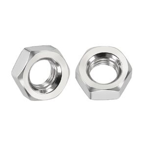 50pcs Hex Nuts - [M4-0.7] 304 Stainless Steel 18-8 (A2-70) Hardware Nuts for Mechanical Repair & Assembly, Standard Metric Coarse Thread Nut, Bright Finish, Silver in Kuwait