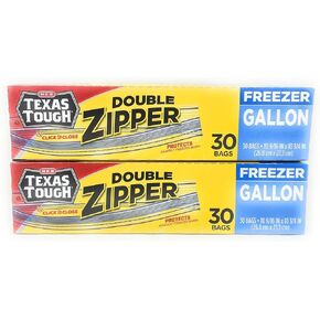 HEB Texas Tough Disposable Bags - 2 pack (Freezer Gallon 30#) in Saudi Arabia