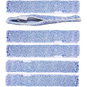 4 عبوات من الألياف الدقيقة مقاس 35.56 سم بديلة لإعادة ملء النوافذ متوافقة مع Unger 966540 كم تنظيف النوافذ الاحترافي، كم قماش ممسحة قابل لإعادة الاستخدام لتنظيف النوافذ الاحترافي MR.SIGA in Kuwait