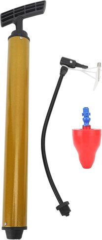 Toilet Plunger, Rubber Reusable Strong Suction High Pressure Drain Blaster Simple Saving Time and Energy Air Pump Toilet Plunger for Kitchen Bathroom Toilet (Red) in Saudi Arabia