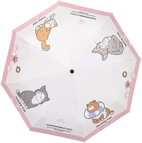 Travel Compact Portable Cat Claw Umbrella Lightweight&Portable Cat Paw Design UV Protection in Saudi Arabia