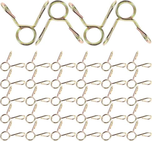 100pcs 5mm Steel Spring Hose Clamps Fuel Line Hose Clips Pipe Fasteners for Plumbing and Automotive Use in Kuwait